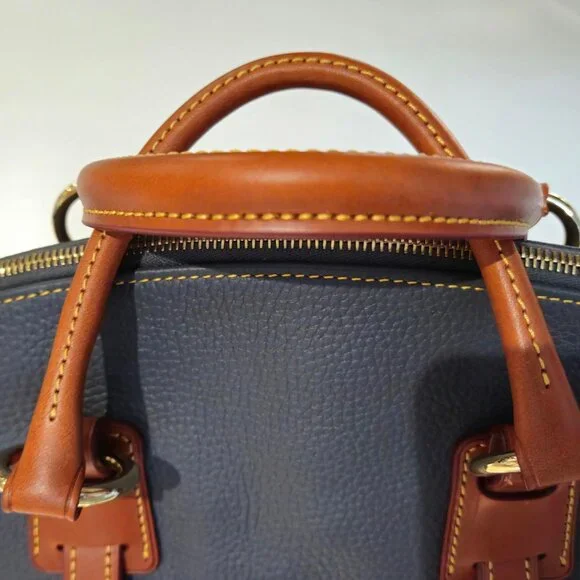 Dooney & Bourke Dark Grey Domed Satchel Bag - Picture 7 of 13